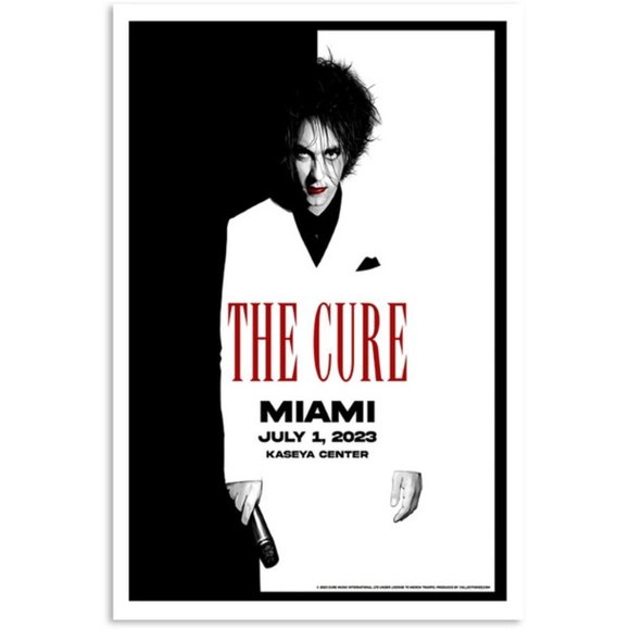 The Cure Event Miami, FL Tour 2023 Poster - Picture 1 of 2